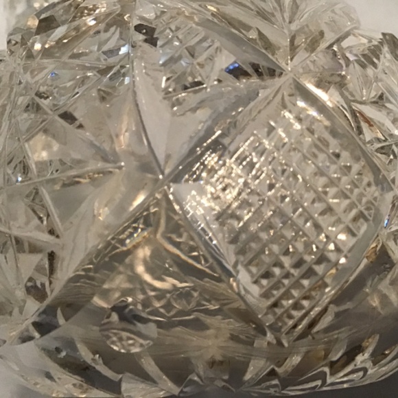 Antique American Brilliant Period ABP Hand Cut Crystal Cruet Decanter - Picture 9 of 12